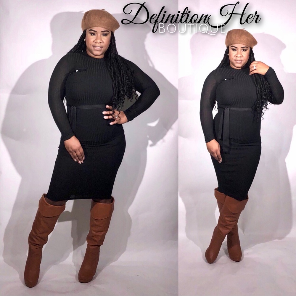Black Sweater Dress